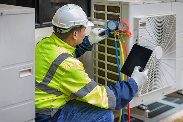 Professional Ac Installation technician working in Jones, MI
